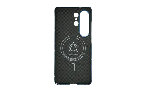 A-CASE Armid Fiber MagSafe Case for Samsung Galaxy S26 Ultra - Winter Blue