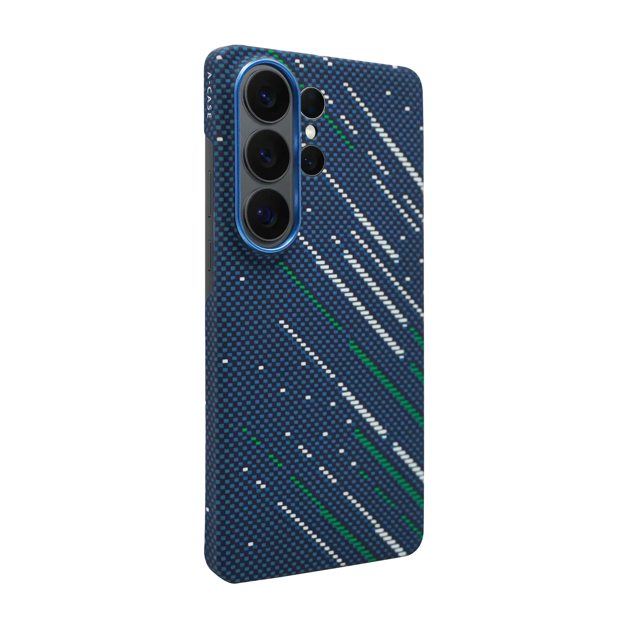 A-CASE Armid Fiber MagSafe Case for Samsung Galaxy S26 Ultra - Winter Blue
