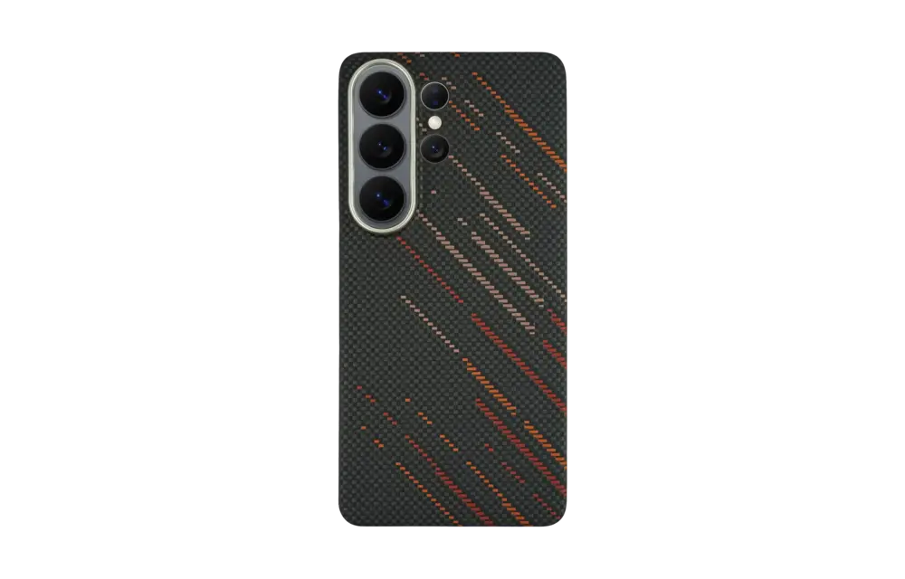 A-CASE Armid Fiber MagSafe Case for Samsung Galaxy S26 Ultra - Autumn Black