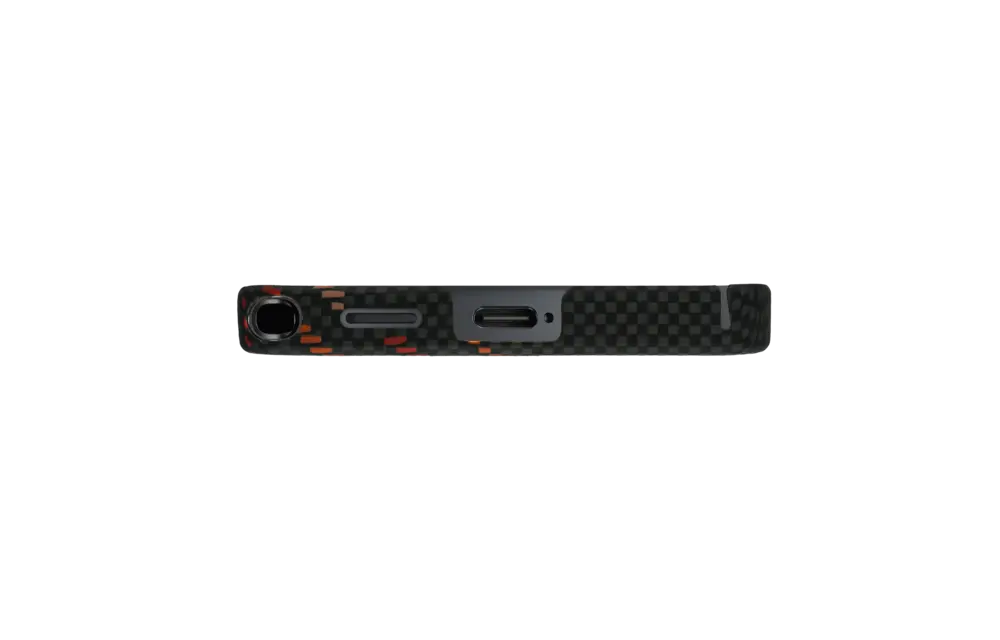 A-CASE Armid Fiber MagSafe Case for Samsung Galaxy S26 Ultra - Autumn Black