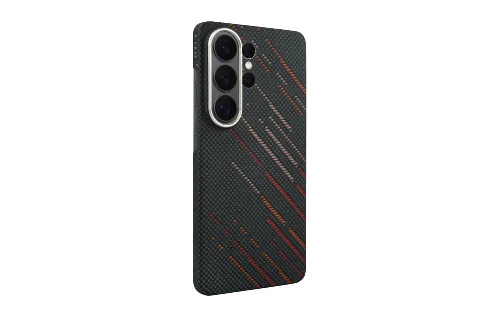A-CASE Armid Fiber MagSafe Case for Samsung Galaxy S26 Ultra - Autumn Black