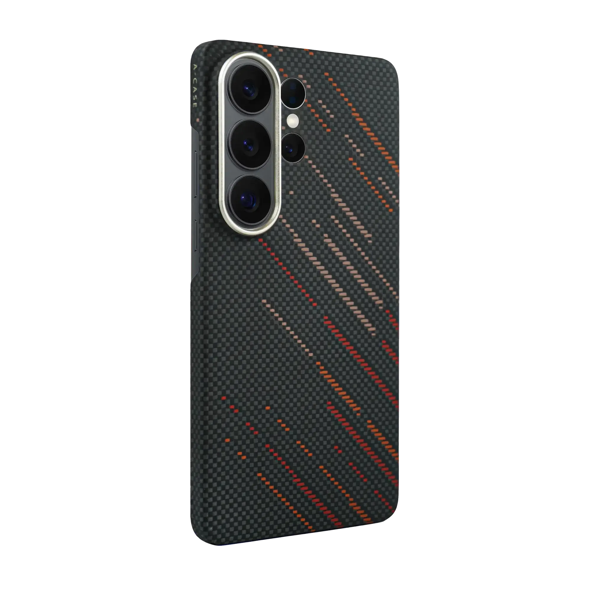 A-CASE Armid Fiber MagSafe Case for Samsung Galaxy S26 Ultra - Autumn Black