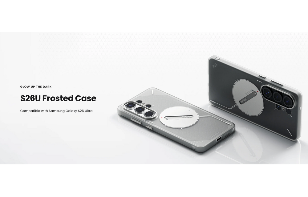 AULUMU Frosted Glow-in-the -Dark MagSafe Case for Samsung Galaxy S26 Ultra  -  Frosted