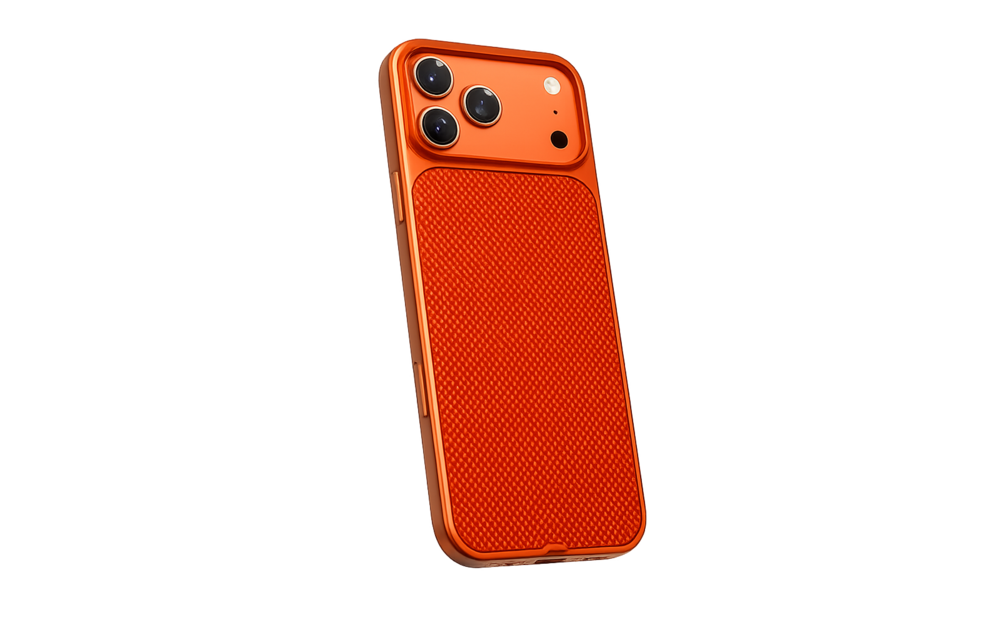 A-CASE Desen Armid Fiber MagSafe Shield Case for iPhone 17 Pro - Orange