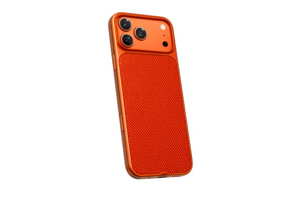 A-CASE Desen Armid Fiber MagSafe Shield Case for iPhone 17 Pro - Orange