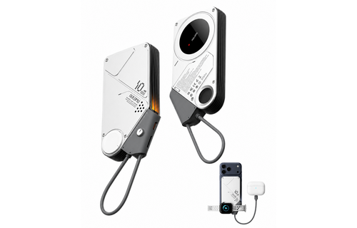 AULUMU M10  Multi-Charging Dual-Mag Power Bank for Apple Watch and Phone 10000mAh  - Silver