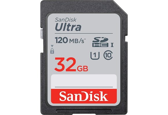 SanDisk Ultra SDHC UHS-I SDXC Card 120MB/s - 128GB