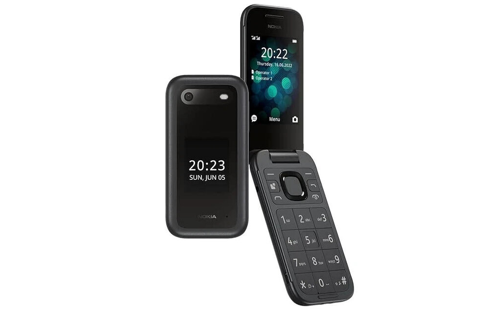 Nokia 2660 Flip Dual Sim 4G LTE - Black