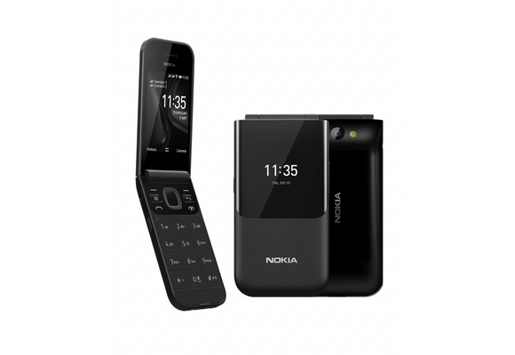 Nokia 2720 Flip Phone Dual Sim 4G LTE - Black