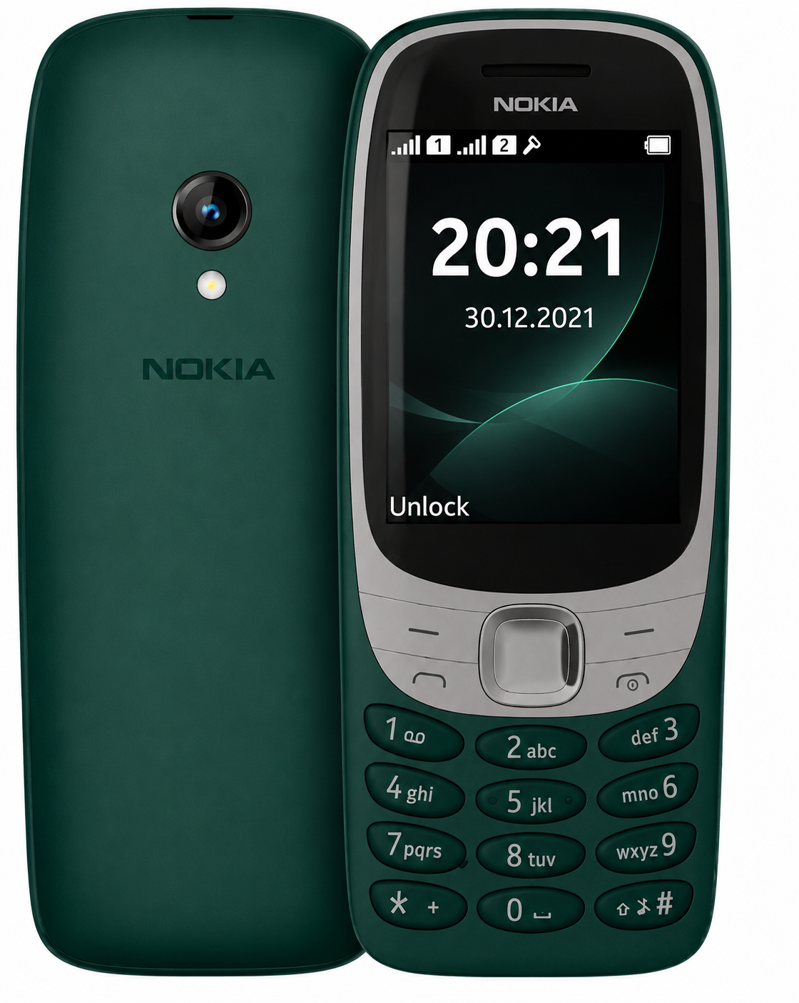 Nokia 6310 Dual SIM Keypad Phone 4G LTE - Green