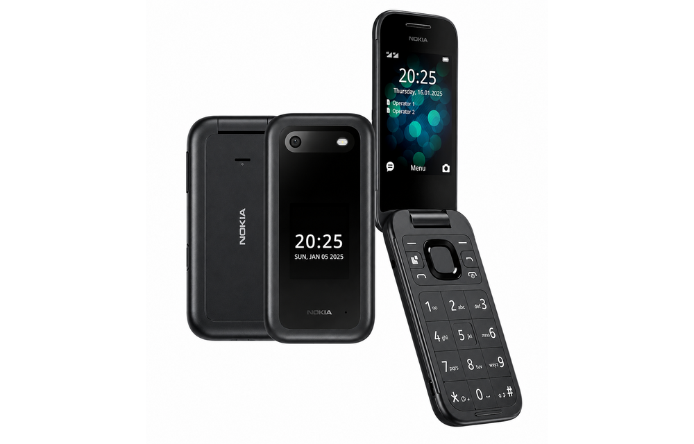 Nokia 2660 Flip Dual Sim 4G LTE - Black