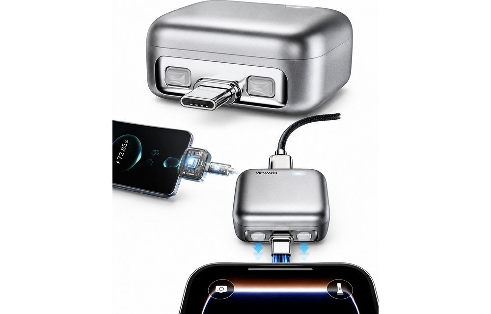 KUWAJIA Smart Auto Disconnect Charging USB-C Charge Adapter