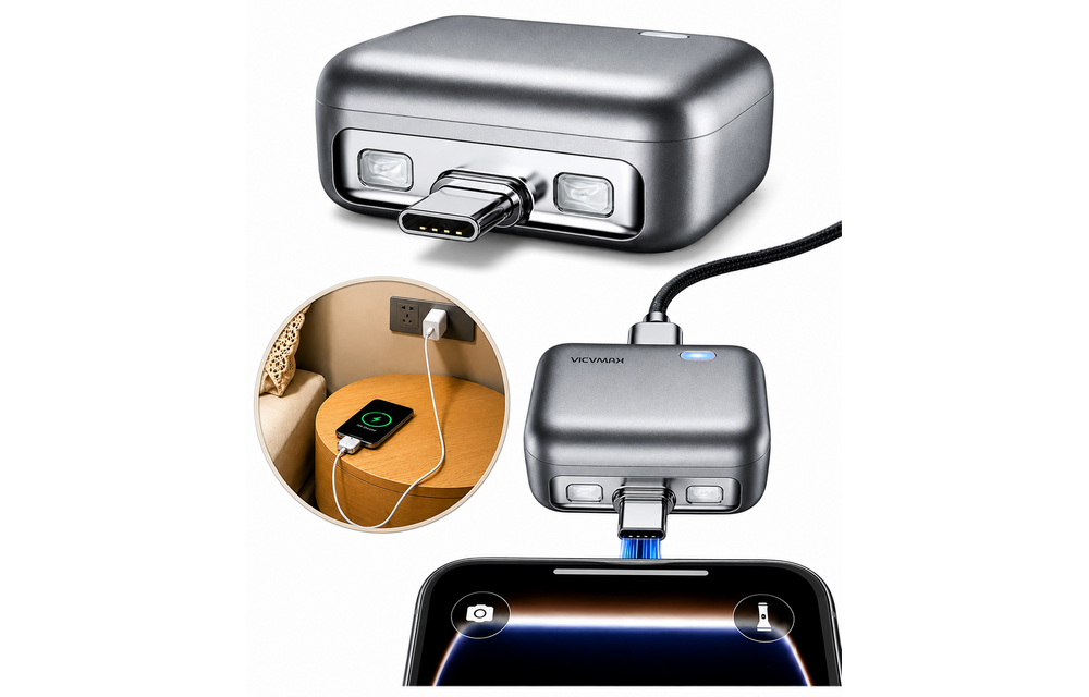 KUWAJIA Smart Auto Disconnect Charging USB-C Charge Adapter