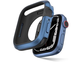 SwitchEasy Odyssey Metail Case for  Apple Watch Series 4/5/6 and SE 40mm - Blue