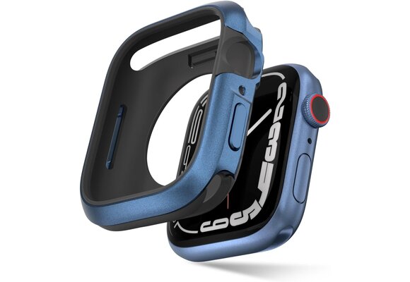 SwitchEasy Odyssey Metail Case for Apple Watch Series 4/5/6 and SE 40mm - Blue