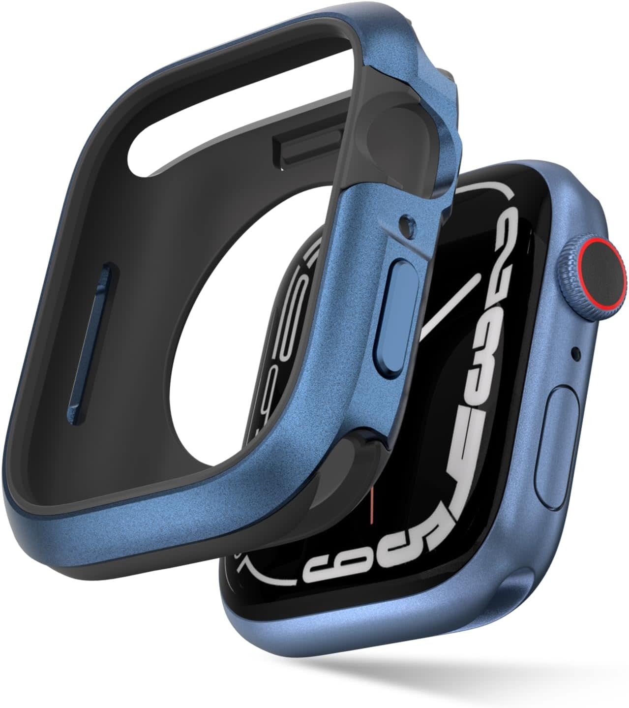 SwitchEasy Odyssey Metail Case for  Apple Watch Series 4/5/6 and SE 40mm - Blue
