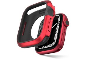SwitchEasy Odyssey Metail Case for Apple Watch Series 4/5/6 and SE 44 mm - Red