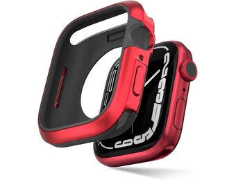 SwitchEasy Odyssey Metail Case for Apple Watch Series 4/5/6 and SE 44 mm - Red
