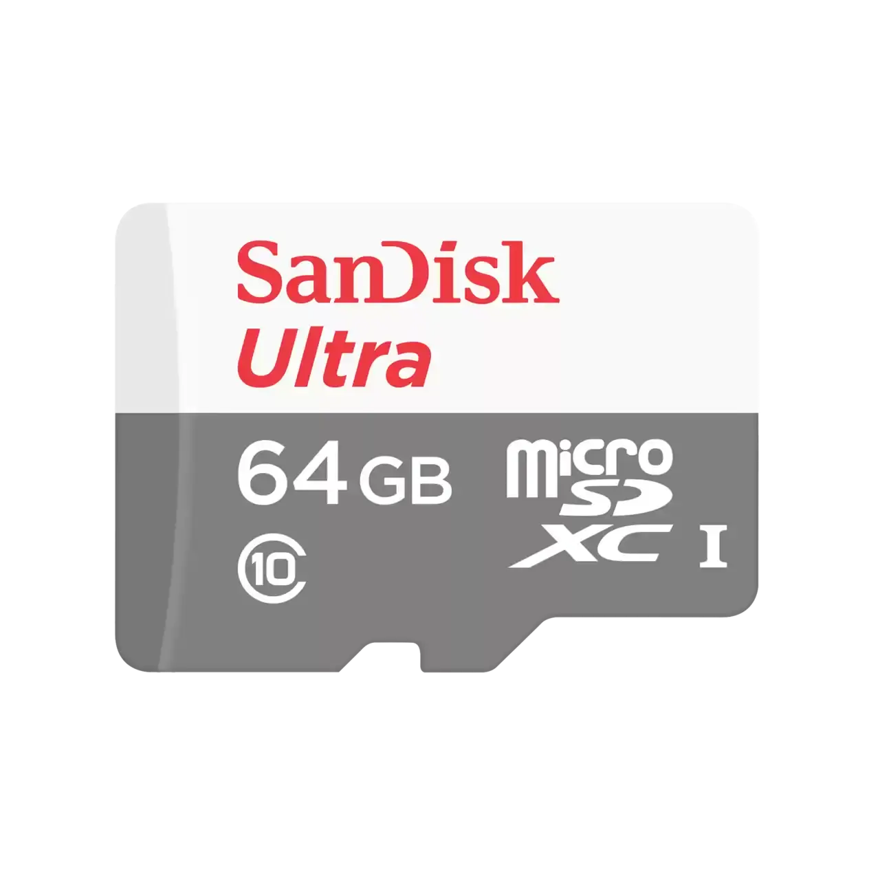 SanDisk Ultra microSD cards 100MB/s C10 White/ Gray - 64GB