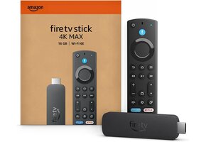 Amazon Fire TV Stick 4K Max 2nd Gen 16GB Storage Bluetooth Wi-Fi 6E, Alexa Voice - Black