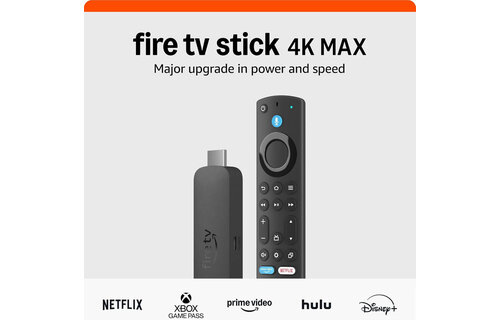 Amazon Fire TV Stick 4K Max 2nd Gen 16GB Storage Bluetooth  Wi-Fi 6E, Alexa Voice - Black