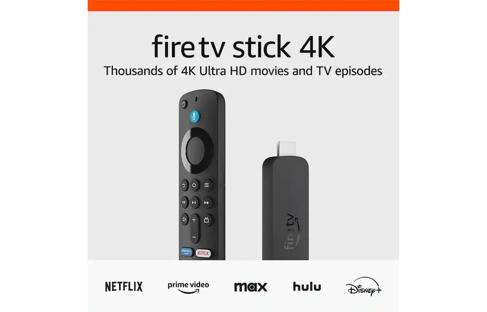 Amazon Fire Tv Stick 4k With Alexa Voice Remote - Black
