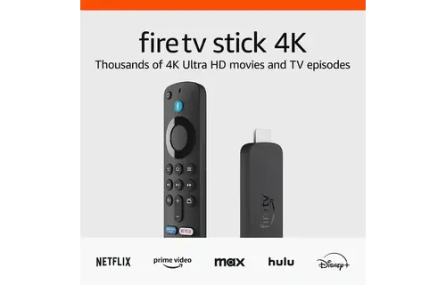 Amazon Fire Tv Stick 4k With Alexa Voice Remote - Black