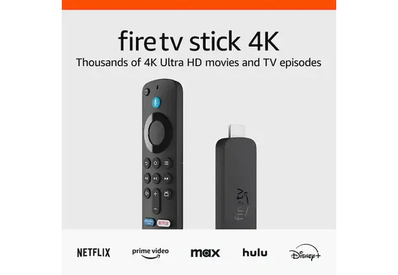 Amazon Fire Tv Stick 4k With Alexa Voice Remote - Black