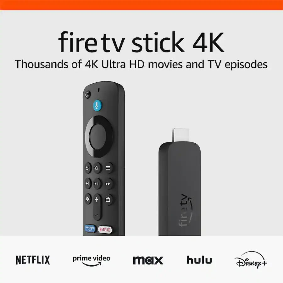 Amazon Fire Tv Stick 4k With Alexa Voice Remote - Black