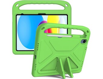 EVA Kids Safe Handle Stand Shockproof with Pencil Holder Case For Apple iPad 10th/11th Gen - Green