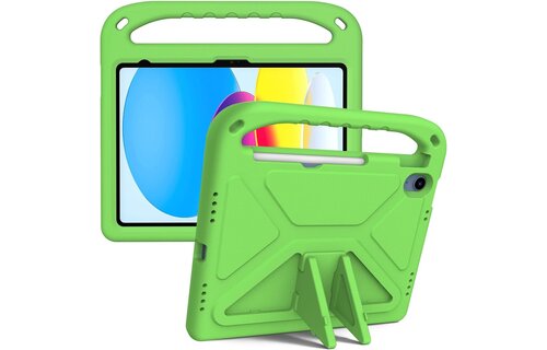 EVA Kids Safe Handle Stand Shockproof with Pencil Holder Case For Apple iPad 10th/11th Gen - Green