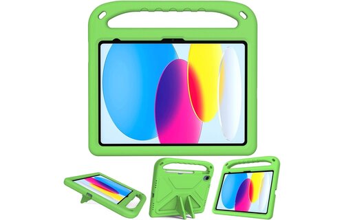 EVA Kids Safe Handle Stand Shockproof with Pencil Holder Case For Apple iPad 10th/11th Gen - Green