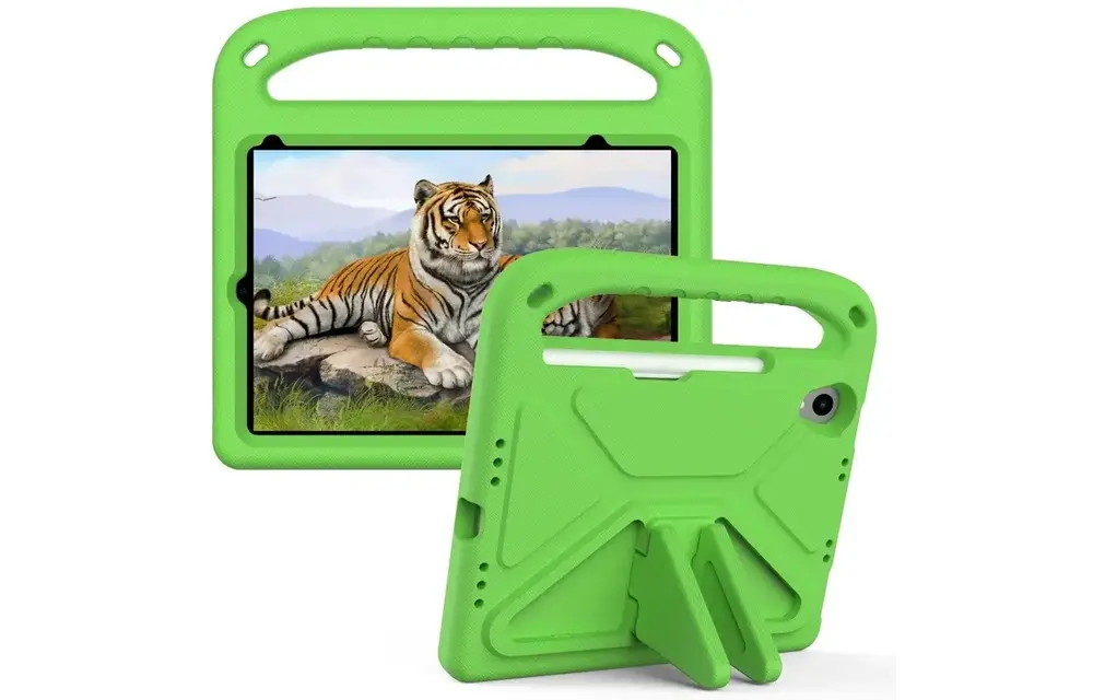 EVA Kids Safe Handle Stand Shockproof with Pencil Holder Case For Apple iPad Mini 8.3" 6th/7th Gen - Green