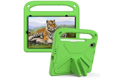 EVA Kids Safe Handle Stand Shockproof with Pencil Holder Case For Apple iPad Mini 8.3" 6th/7th Gen - Green