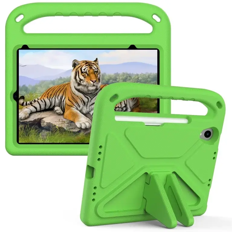 EVA Kids Safe Handle Stand Shockproof with Pencil Holder Case For Apple iPad Mini 8.3" 6th/7th Gen - Green