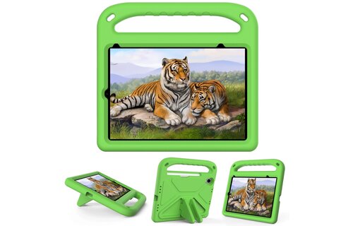 EVA Kids Safe Handle Stand Shockproof with Pencil Holder Case For Apple iPad Mini 8.3" 6th/7th Gen - Green