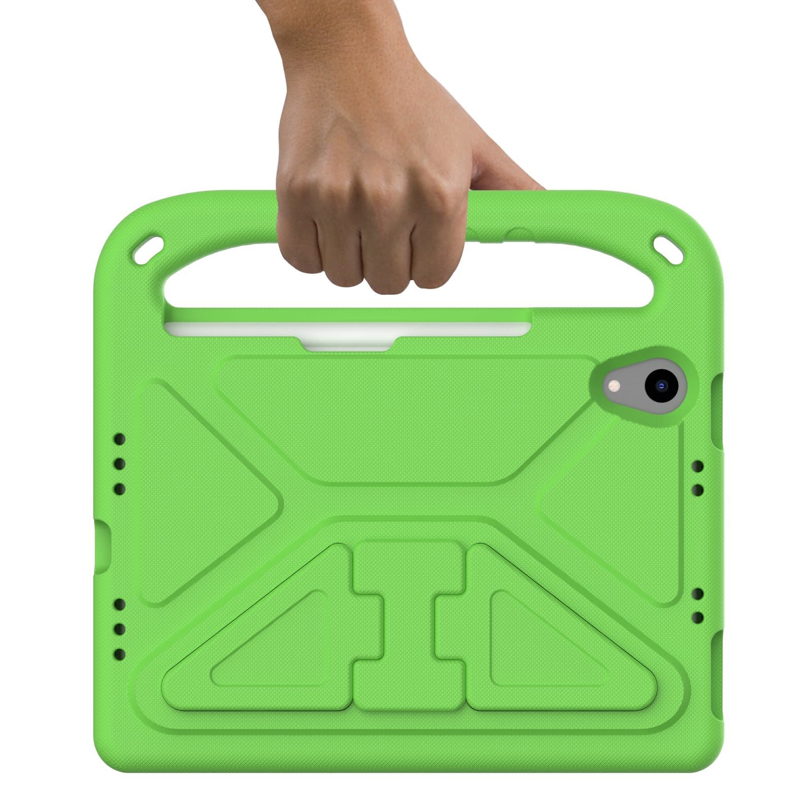 EVA Kids Safe Handle Stand Shockproof with Pencil Holder Case For Apple iPad Mini 8.3" 6th/7th Gen - Green