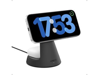 Anker MagGo MagSafe 2-in-1 Ultra-Fast Wireless Charging Stand - Black