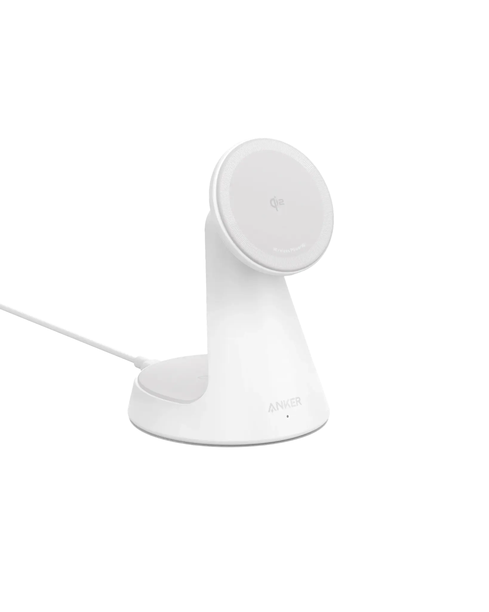 Anker MagGo MagSafe 2-in-1 Ultra-Fast Wireless Charging Stand - White