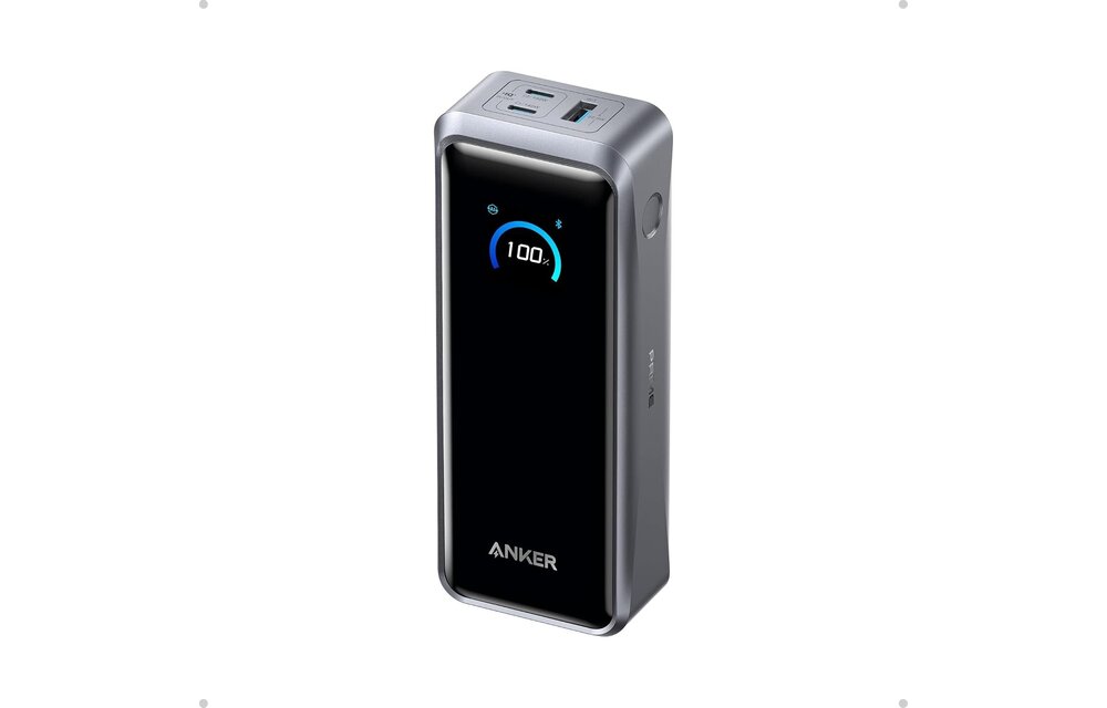 Anker Prime Power Bank 26K, 300W Max Output 3-Port with 250W Dual-Port Input App Control - Phantom Gray
