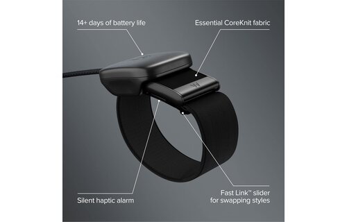WHOOP 5.0 ONE with 12-Month Membership - 24/7 Activity Tracker CoreKnit Band - Onyx / Black