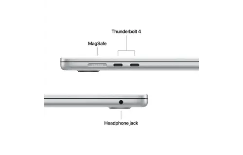 Apple MacBook Air 15-inch M5 chip with 10-core CPU and 10-core GPU - 16GB/512GB SSD En/Ar Keyboard - Silver