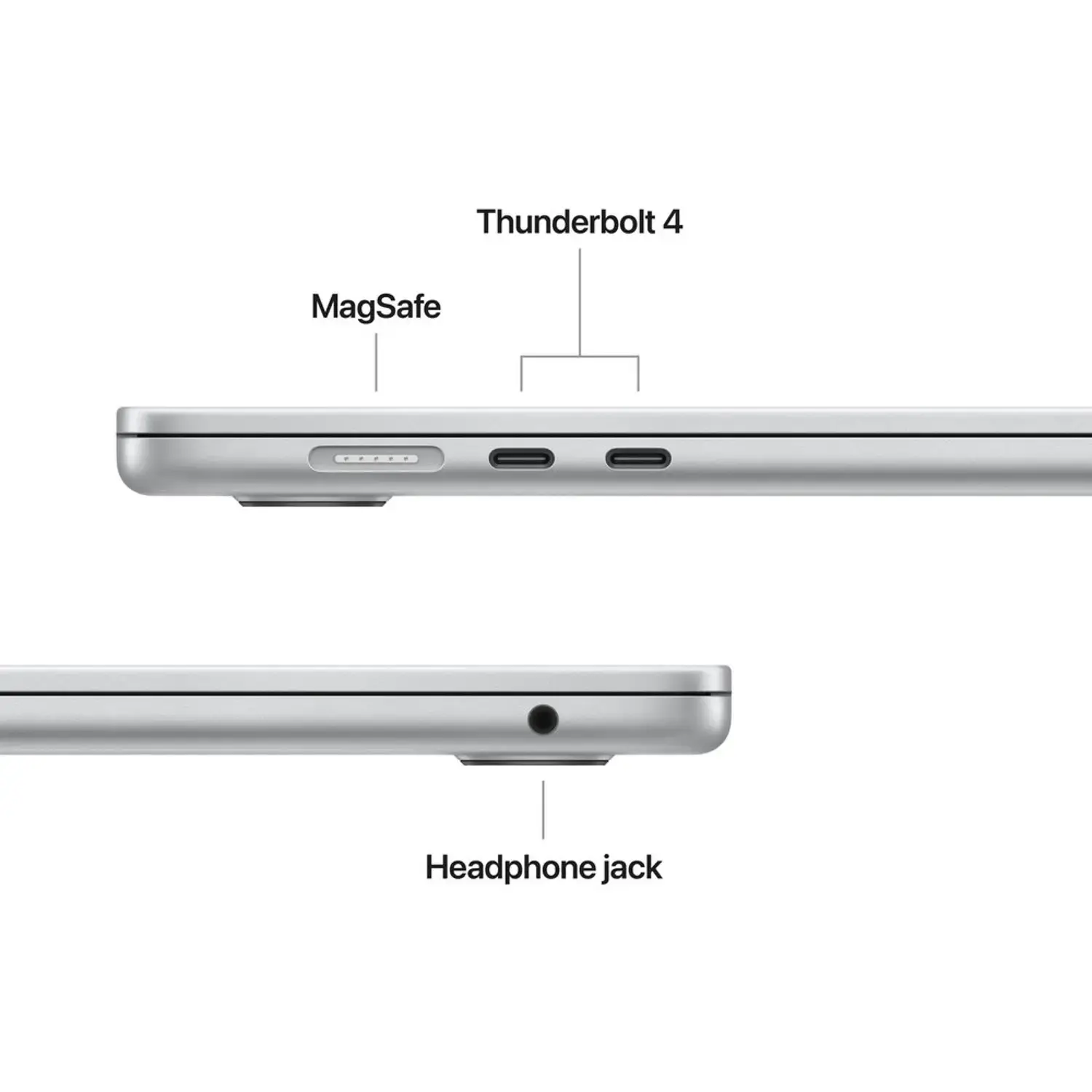 Apple MacBook Air 15-inch M5 chip with 10-core CPU and 10-core GPU - 16GB/512GB SSD En/Ar Keyboard - Silver
