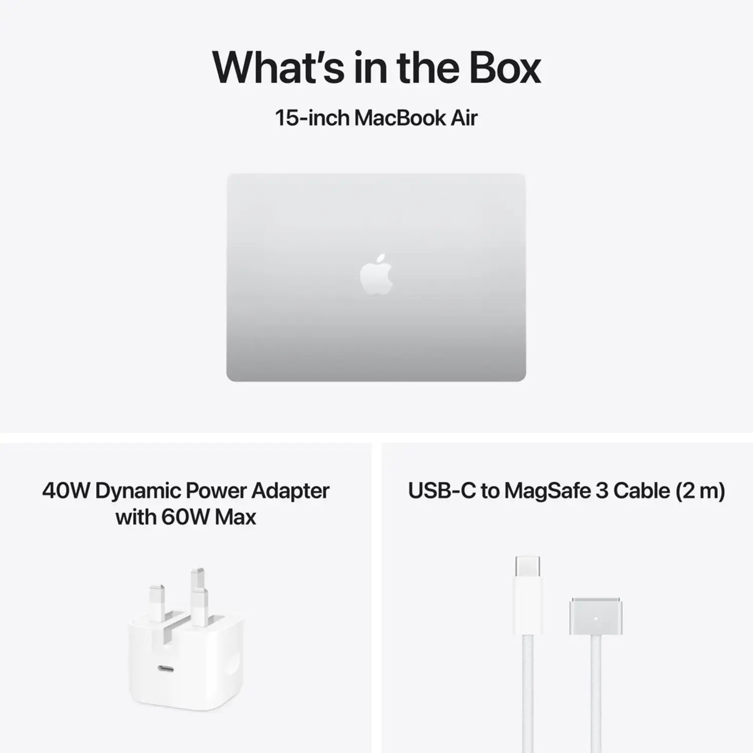 Apple MacBook Air 15-inch M5 chip with 10-core CPU and 10-core GPU - 16GB/512GB SSD En/Ar Keyboard - Silver