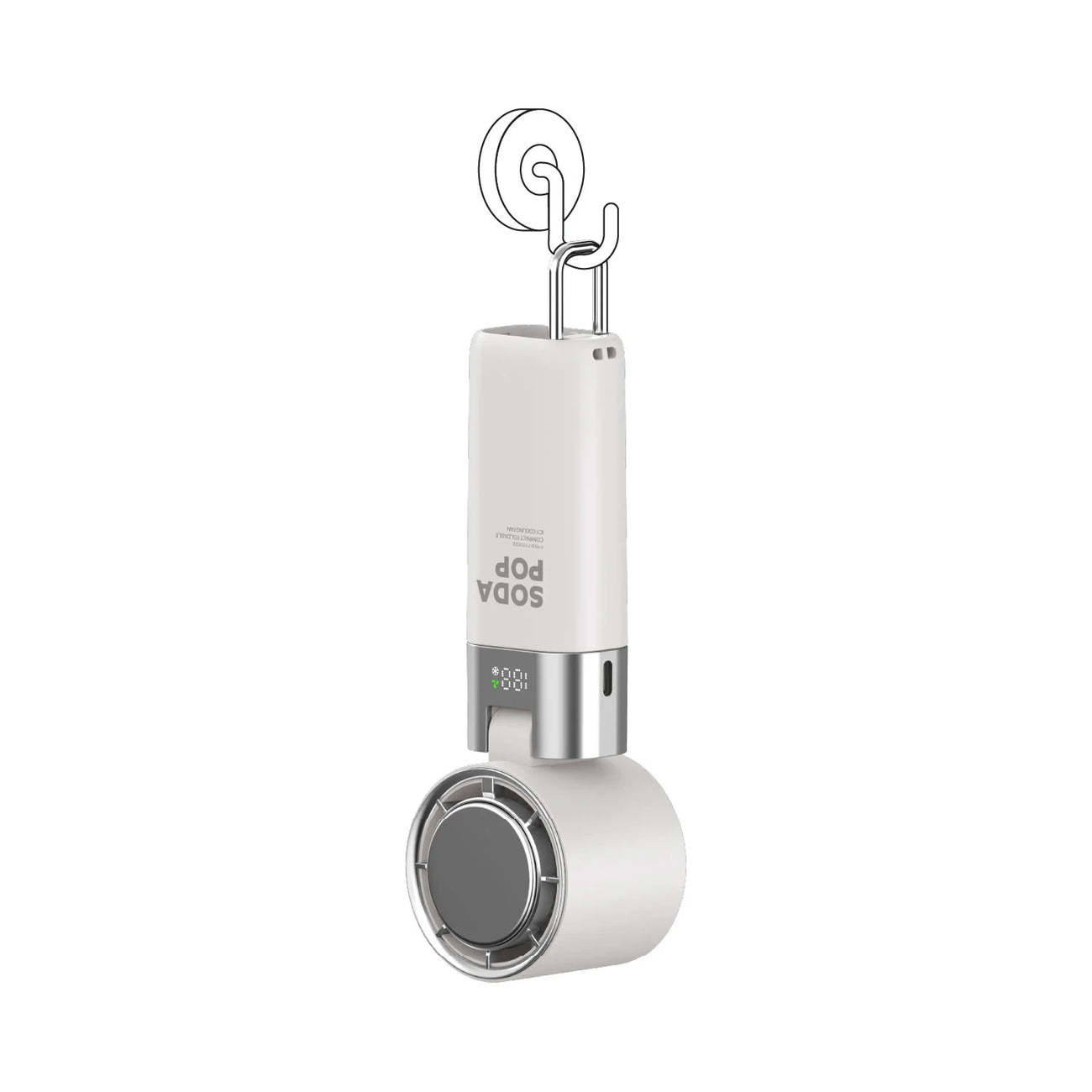 Momax Go Freeze Compact Foldable Icy Cooling Fan - White