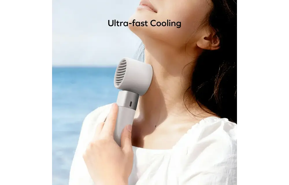 Momax Go Freeze Compact Foldable Icy Cooling Fan - White