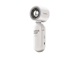 Momax Go Clamp Compact Foldable Umbrella-clip Mini Fan - White