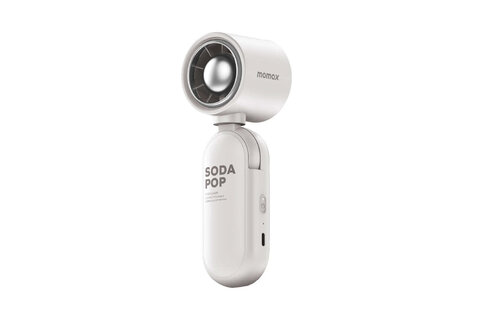 Momax Go Clamp Compact Foldable Umbrella-clip Mini Fan - White
