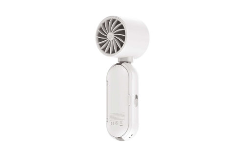 Momax Go Clamp Compact Foldable Umbrella-clip Mini Fan - White