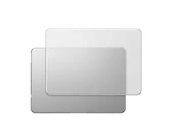 AmazingThing Titan Pro SlimFit Hardshell Case for Apple MacBook Air 13" M2/M3/M4/M5 - Clear